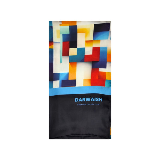 Cubist Harmony Silk Scarve