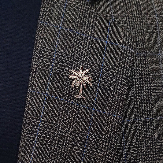 Black Tree Lapel Pin