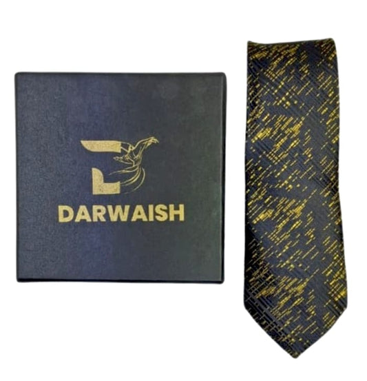 Black and Golden Crimson Tie
