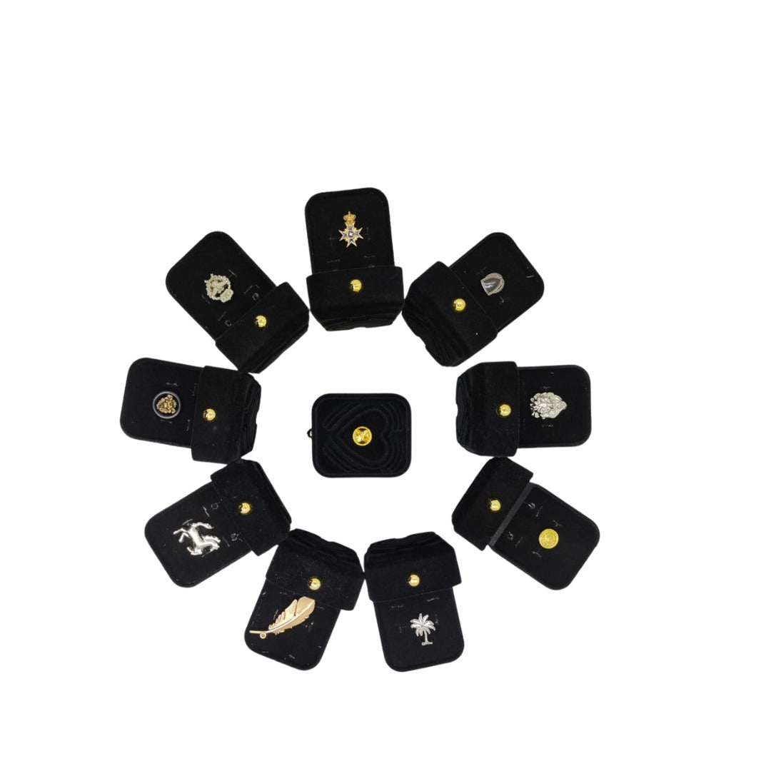 Golden Cycle Lapel Pin