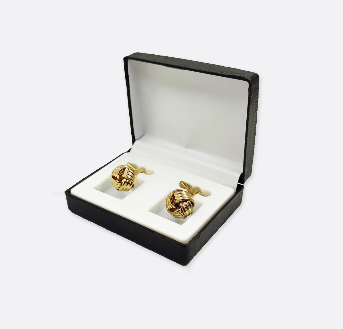 Golden twisted Cufflinks
