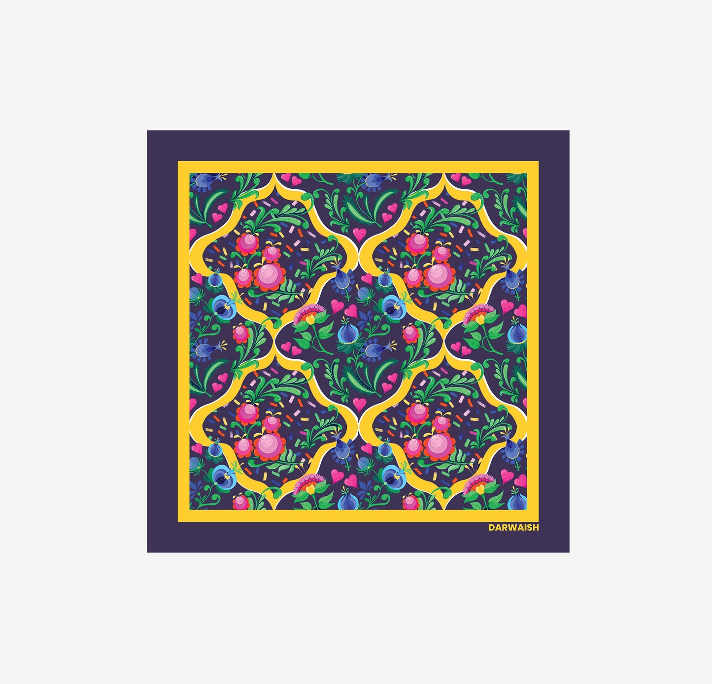 Multi colored Silk pocket Square