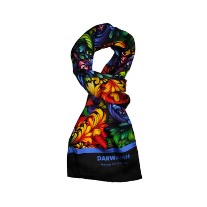 Aurora Flourish Silk Scarve