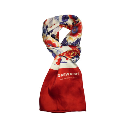 Multi Floral Silk Scarve