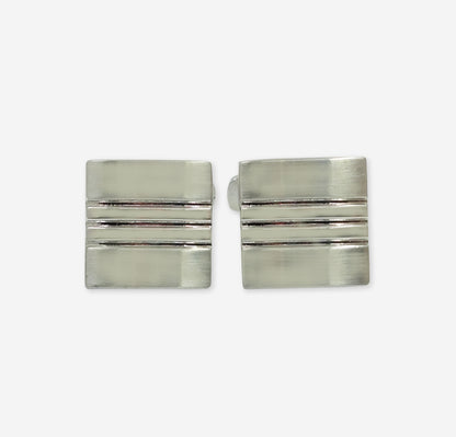Silver lined Cufflinks