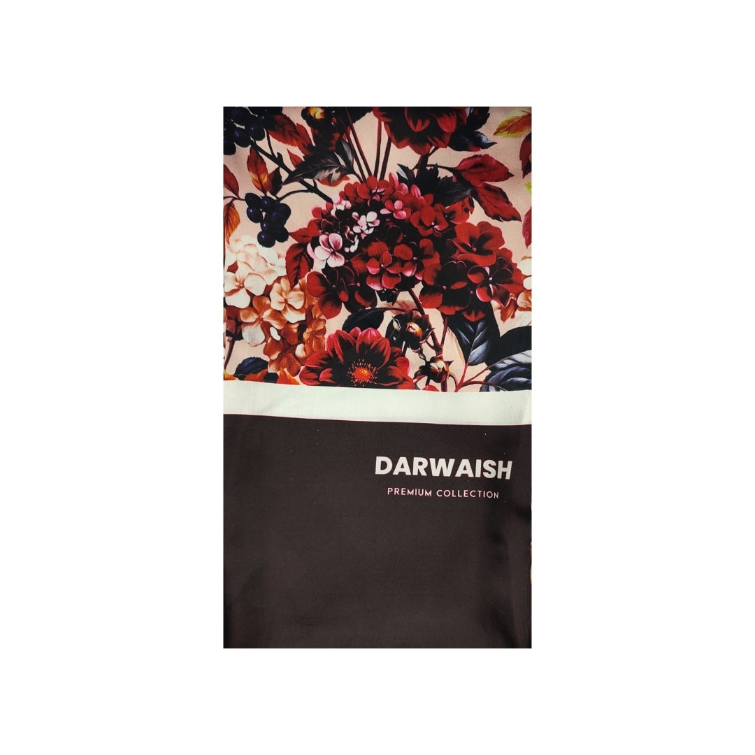 Antique Floral Silk Scarve