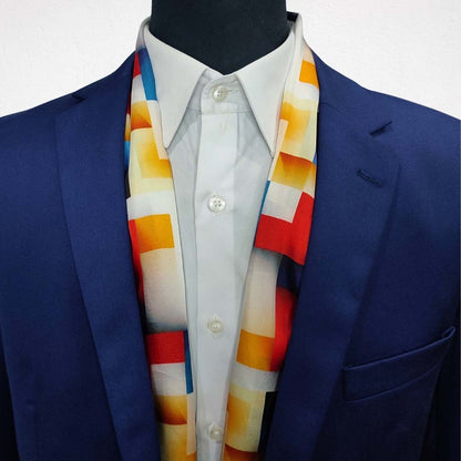 Cubist Harmony Silk Scarve