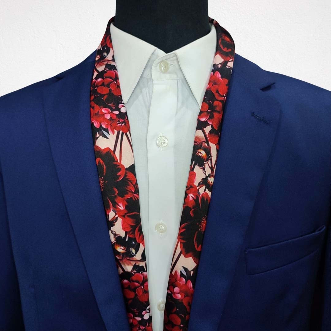 Antique Floral Silk Scarve