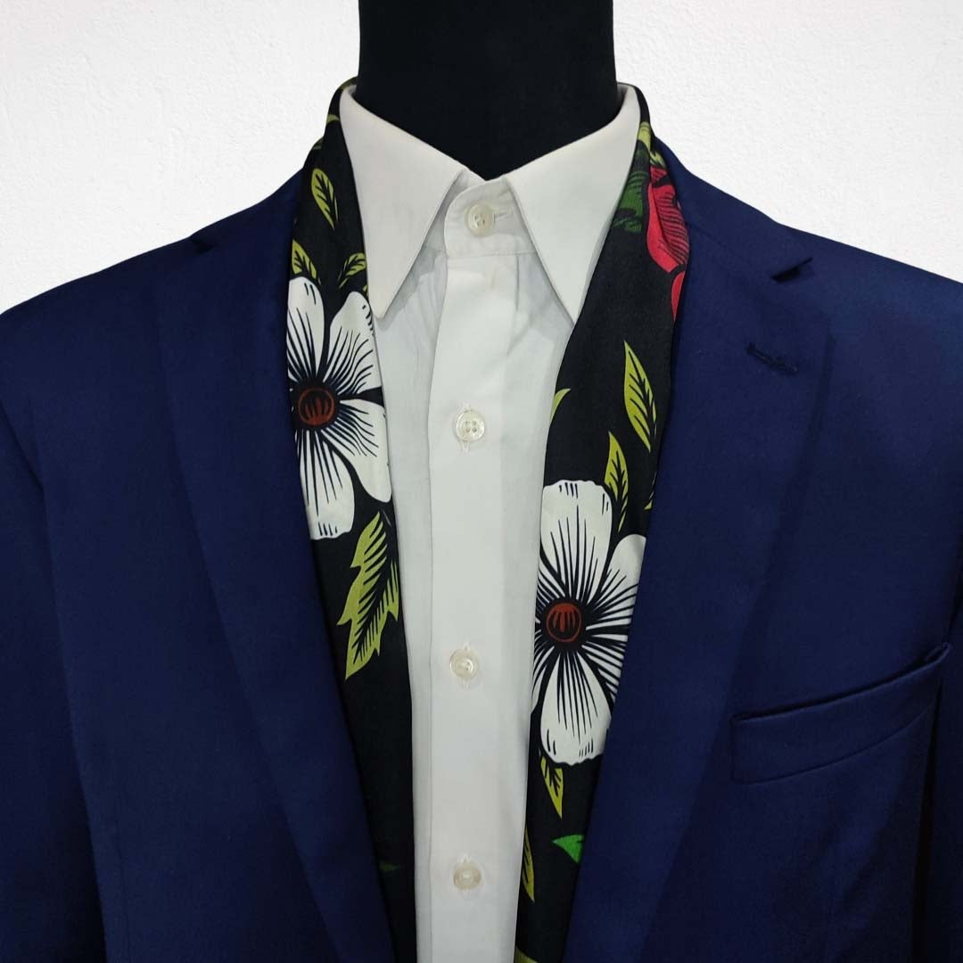 Unique Flower Silk Scarve