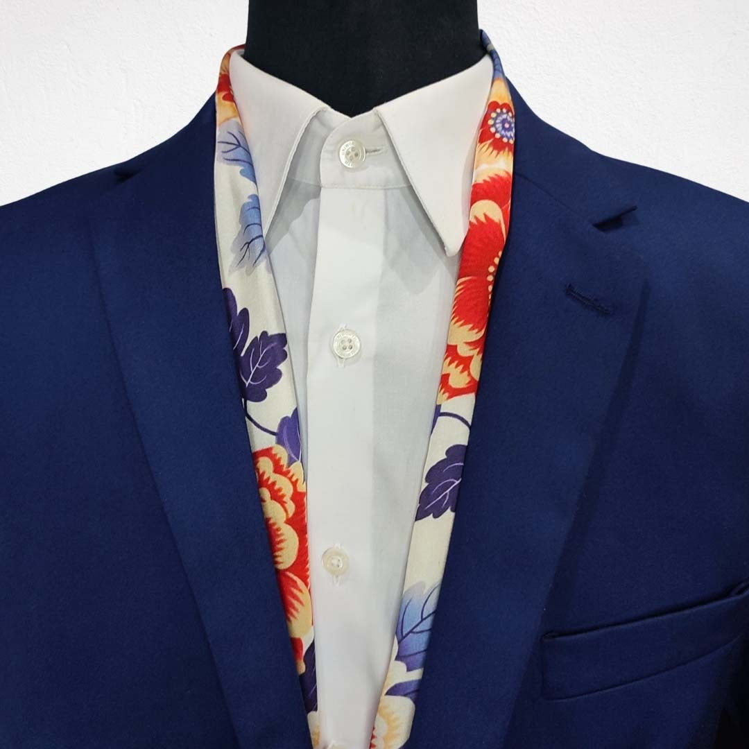 Multi Floral Silk Scarve