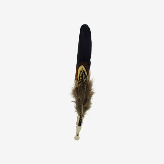 Black Feather Lapel Pin