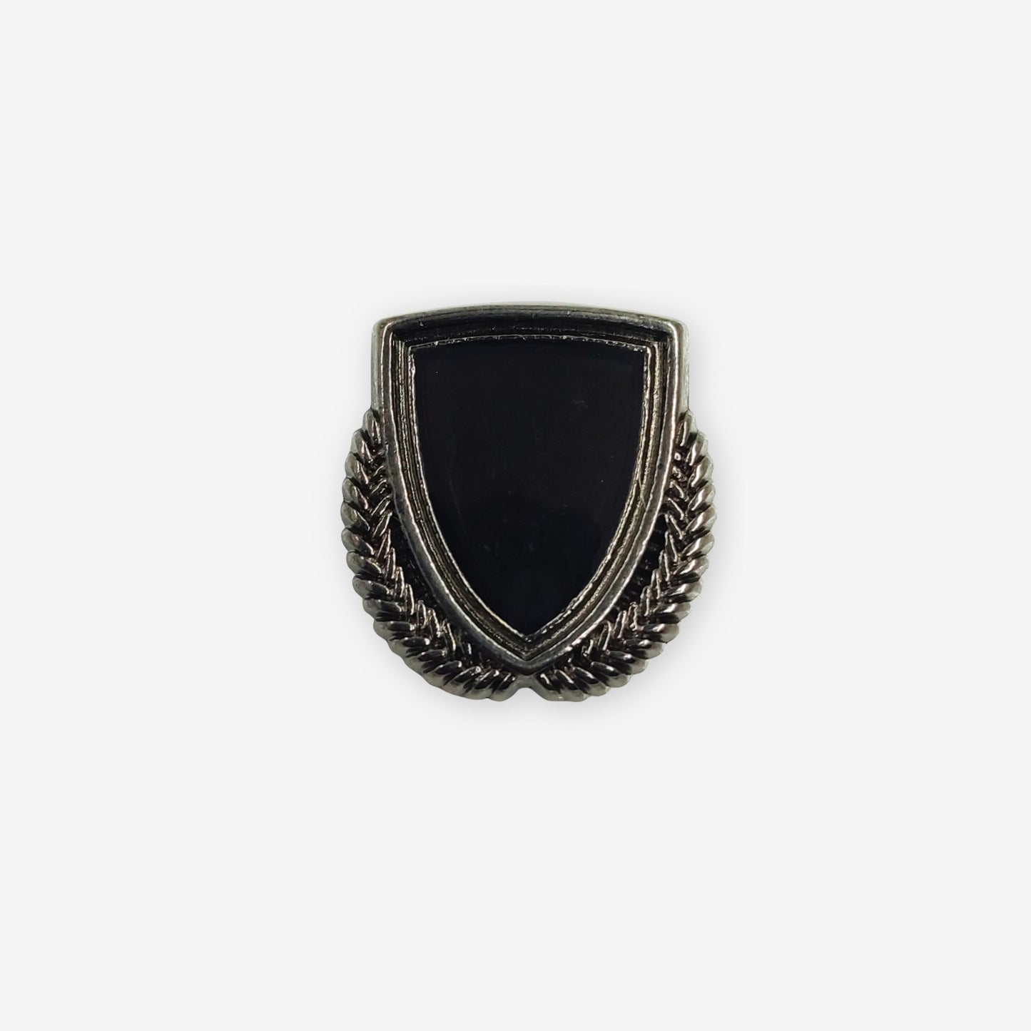 Black Shield Lapel Pin