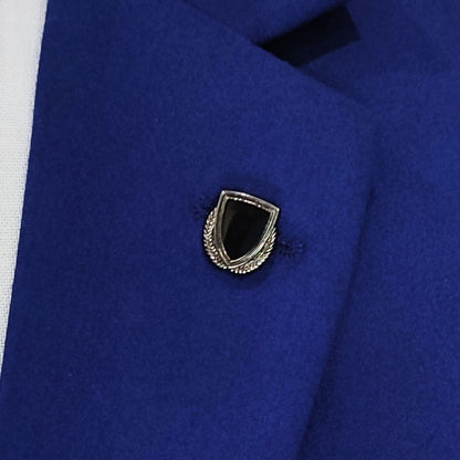 Black Shield Lapel Pin