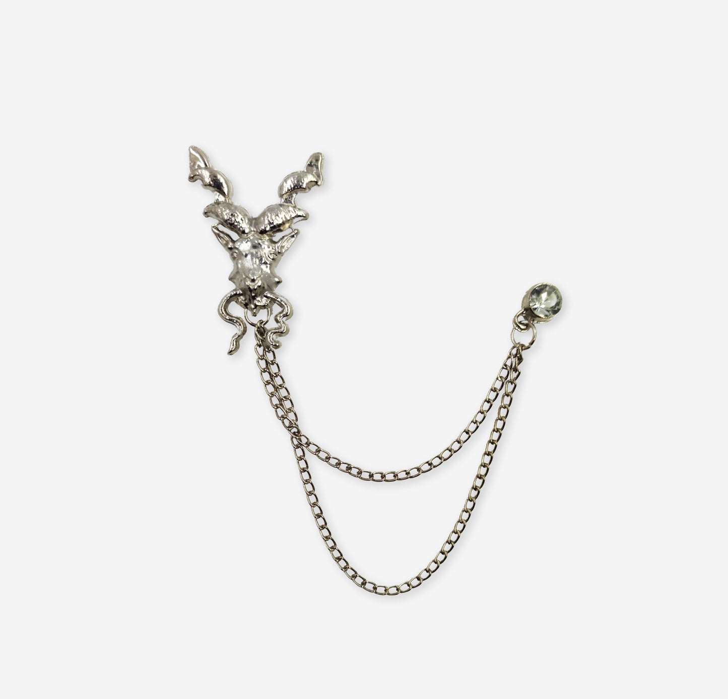 Markhor with chain Lapel pin