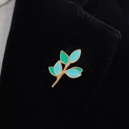 Blue plum Lapel Pin