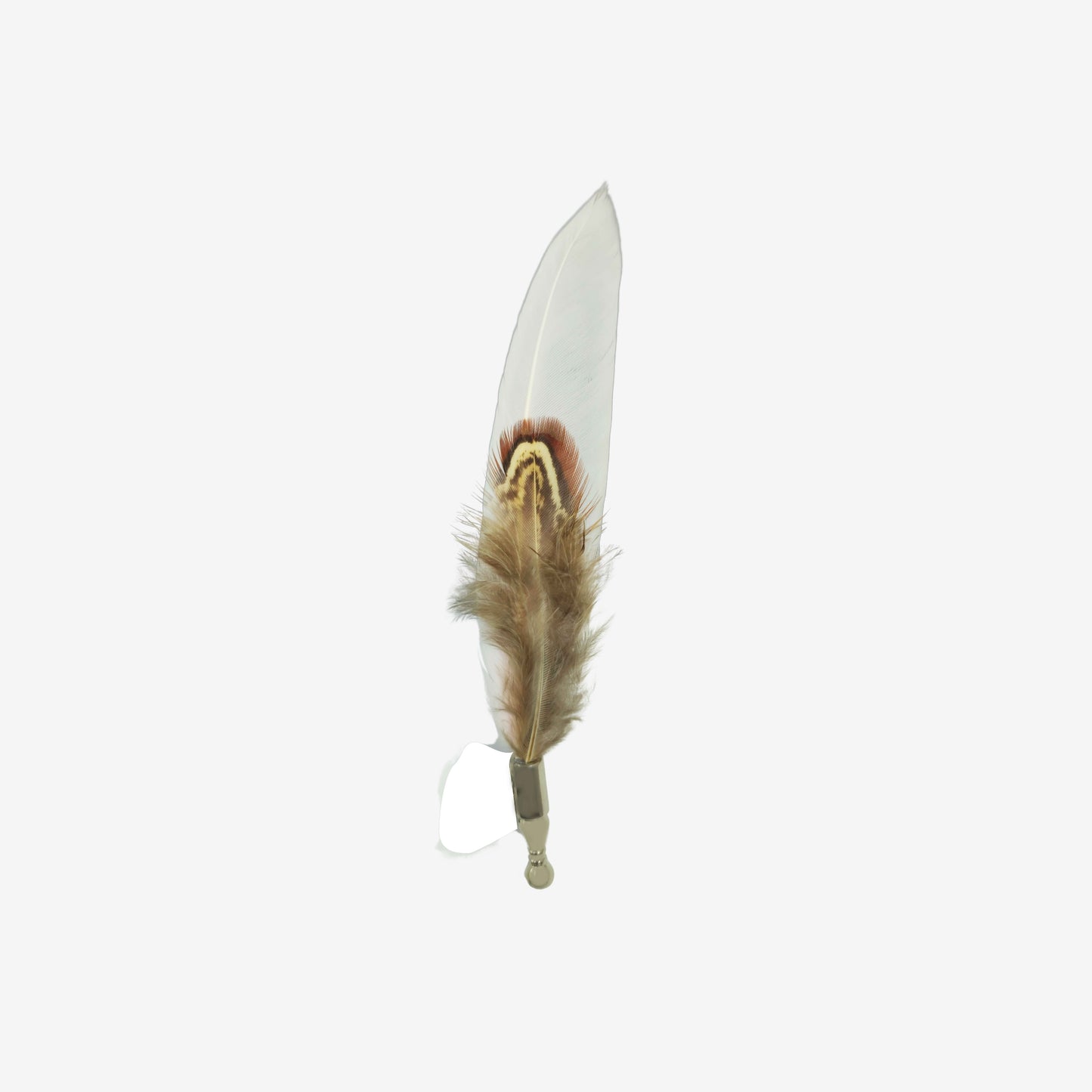 White Feather Lapel Pin