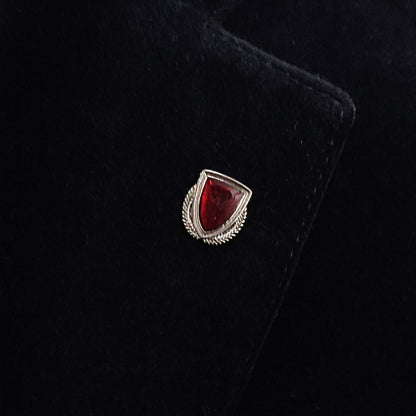 Crimson Shield Lapel pin