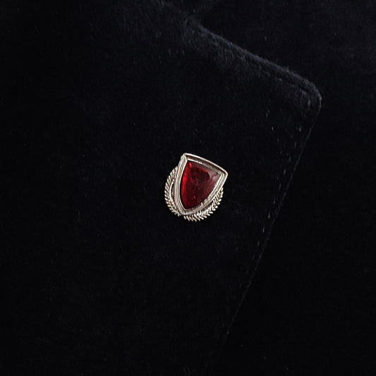 Crimson Shield Lapel pin