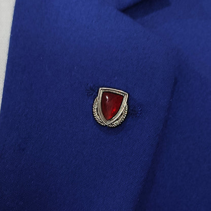 Crimson Shield Lapel pin