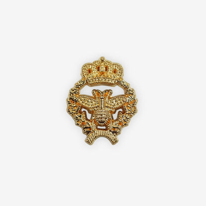 Golden Crowned Bee Lapel Pin
