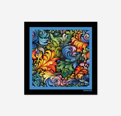 Aurora Flourish-Silk Pocket Square for Men