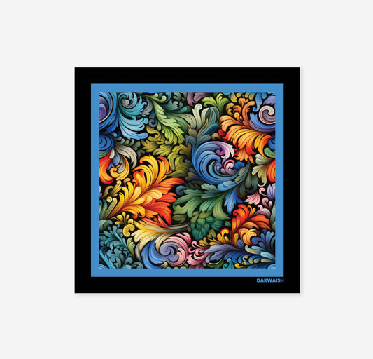 Aurora Flourish-Silk Pocket Square for Men