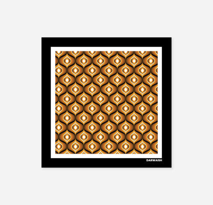 Golden Prism-Silk Pocket Square for Men