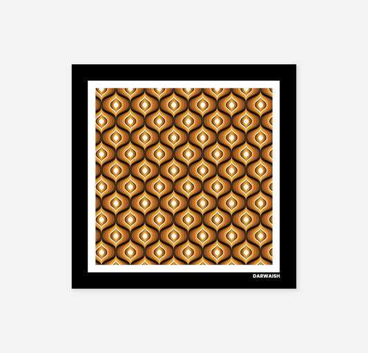 Golden Prism-Silk Pocket Square for Men