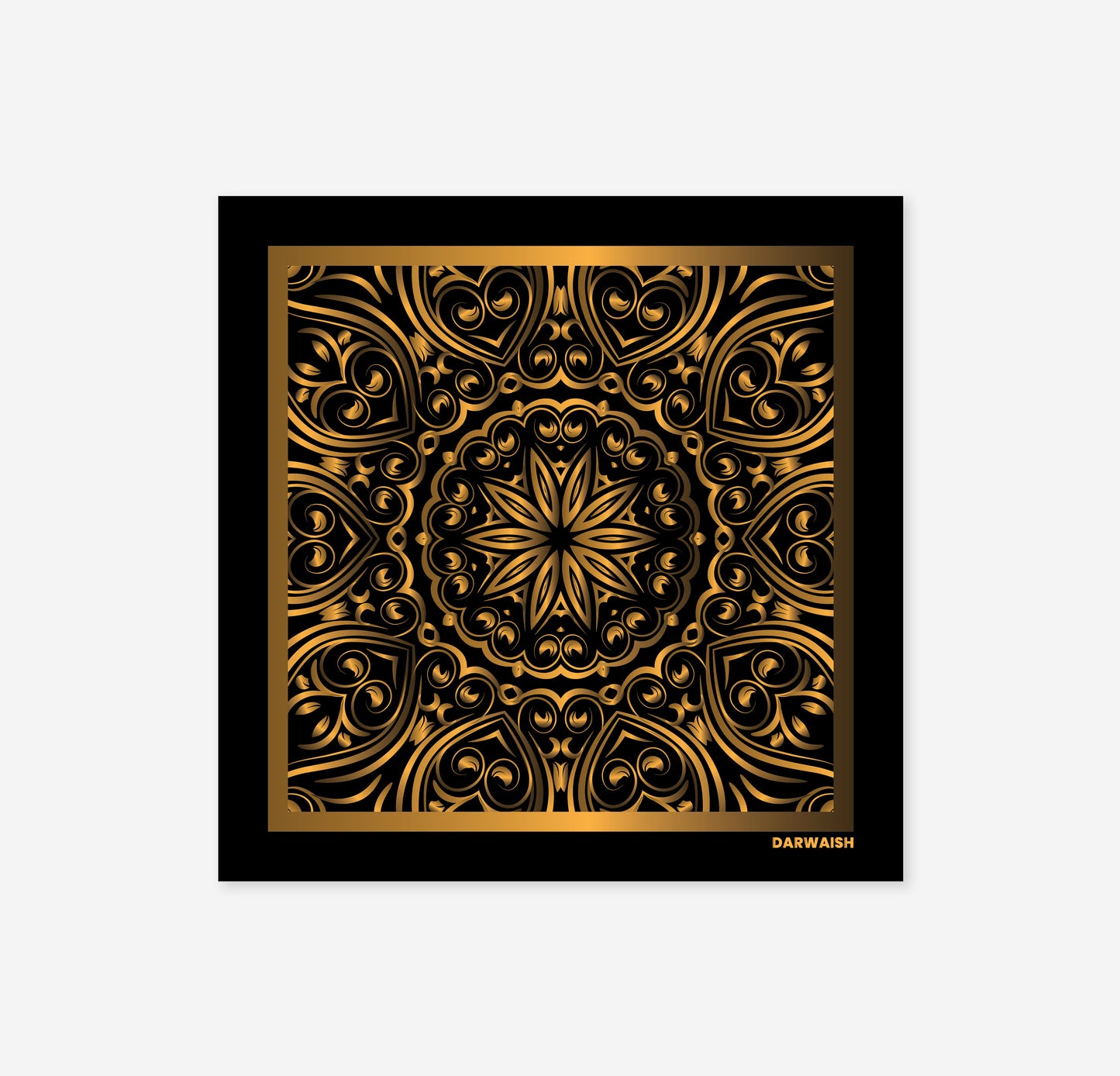 Baroque Radiance- Silk Pocket Square for Men