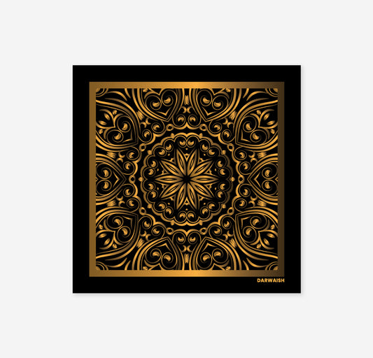 Baroque Radiance- Silk Pocket Square for Men