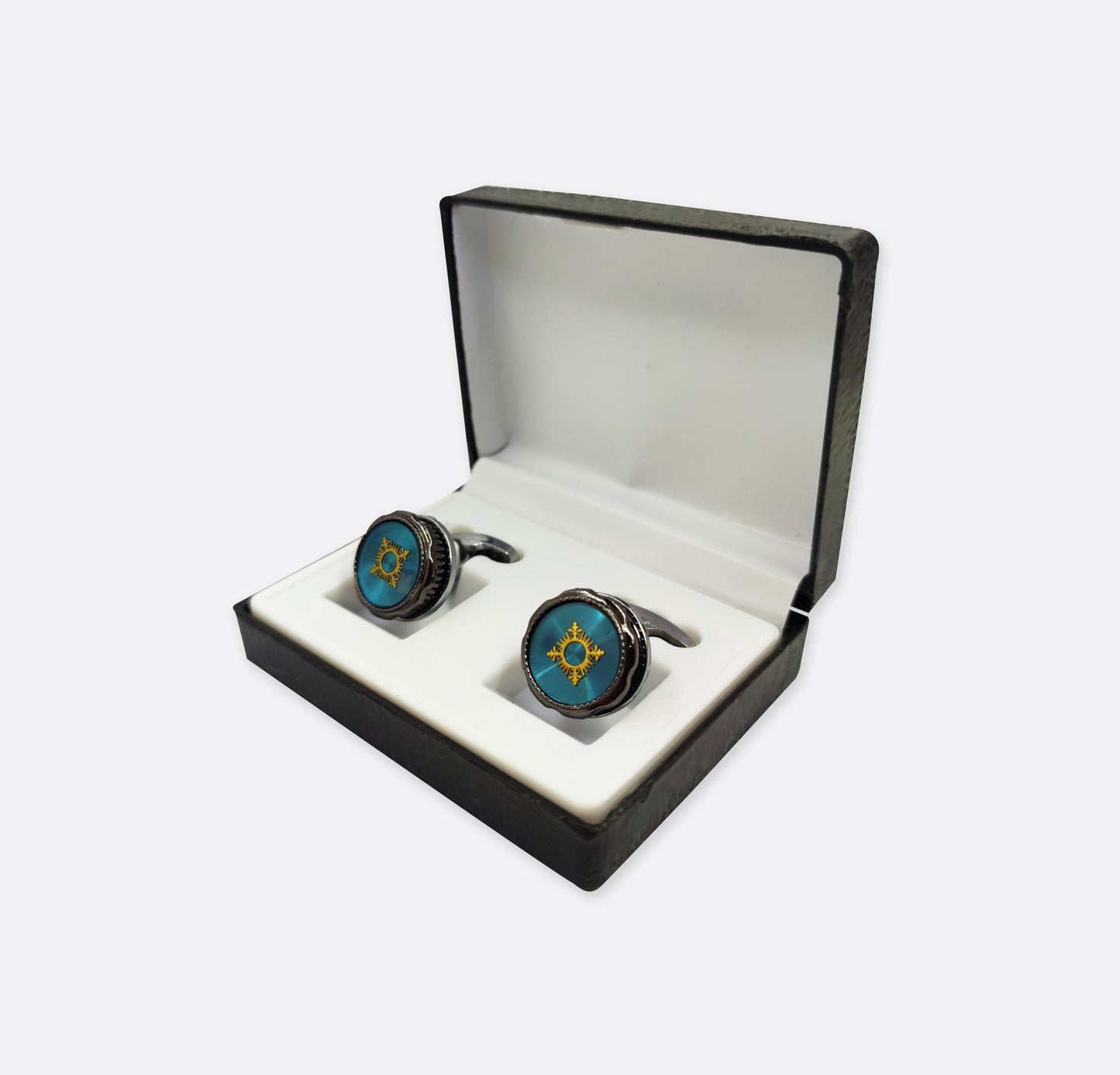 Green Crystal Cufflinks