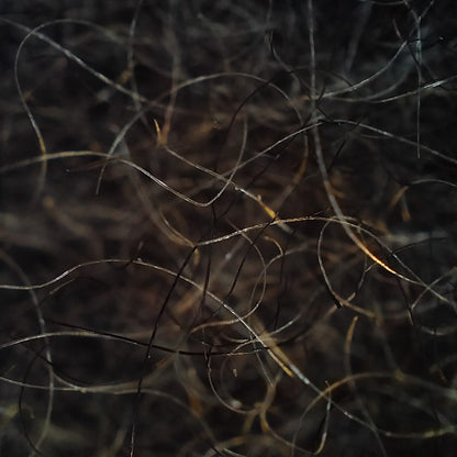 Plain Black Wool Blended Muffler