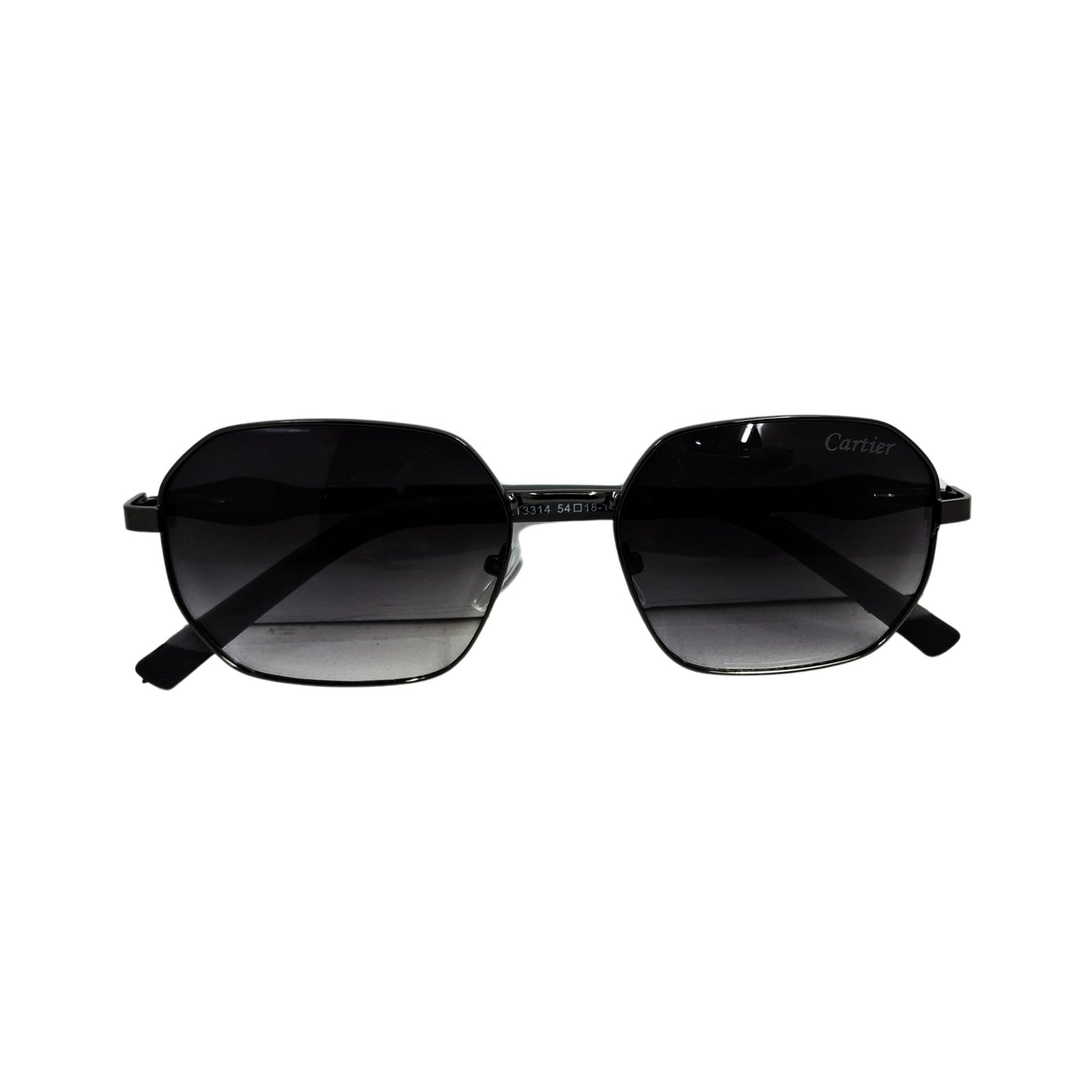 Durable Metal Frame Glasses - Black