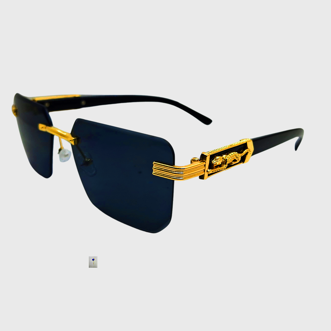 Durable Metal Frame Glasses - Lion Style