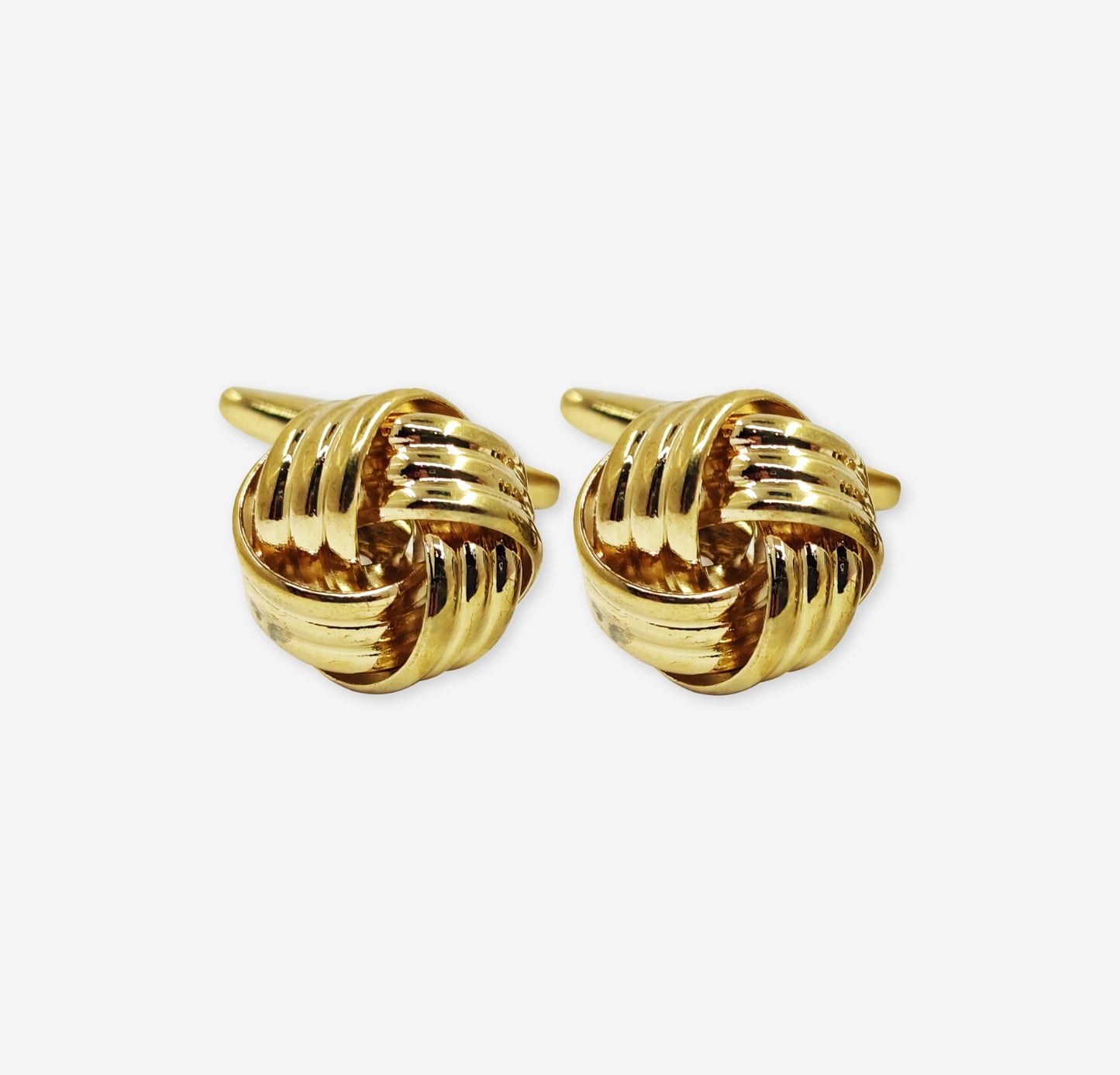 Golden twisted Cufflinks