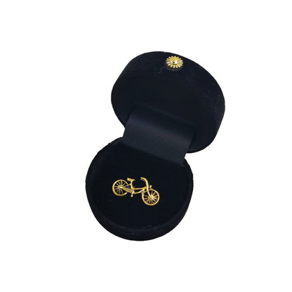 Golden Cycle Lapel Pin
