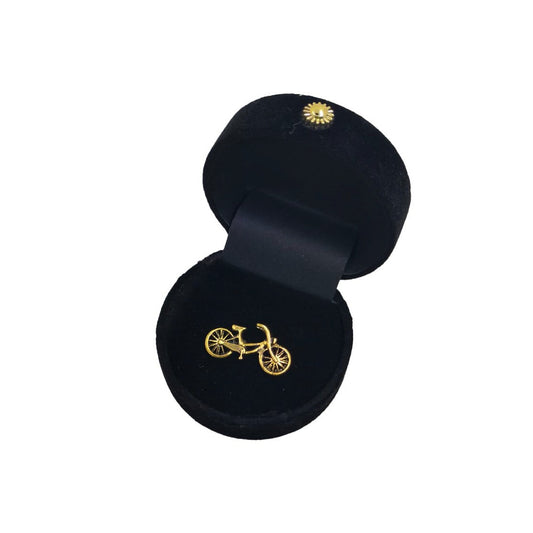 Golden Cycle Lapel Pin