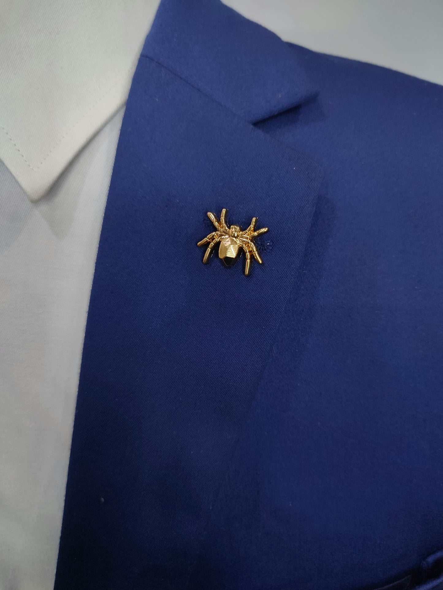 Golden Spider Lapel Pin