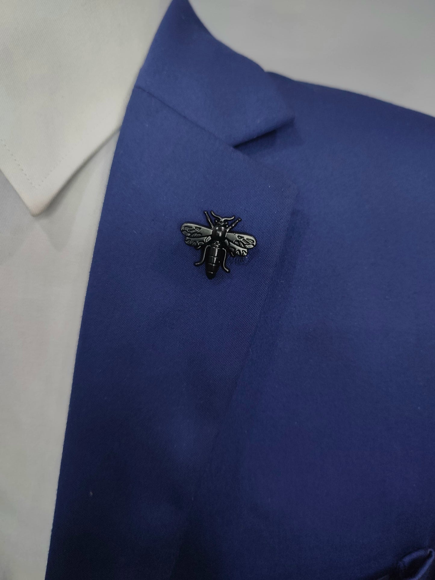 Black Bee Lapel Pin