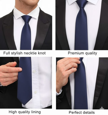 Navy Blue Necktie