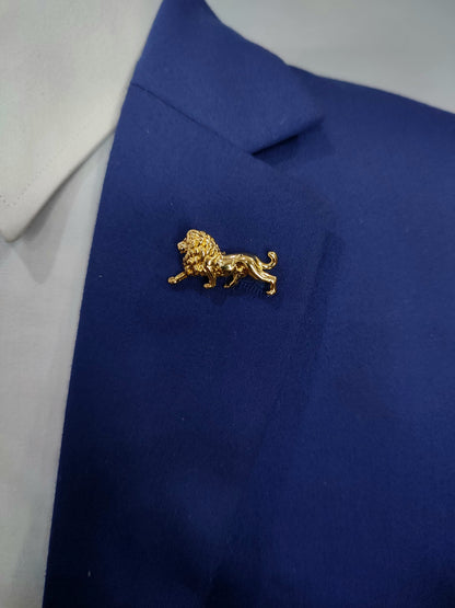 Golden Lion Lapel Pin