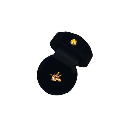 Golden Pop Lapel Pin