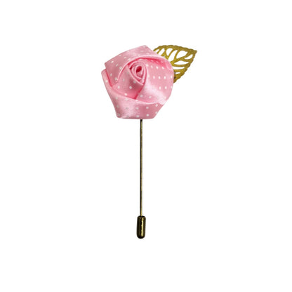 Pink Flower Lapel Pin