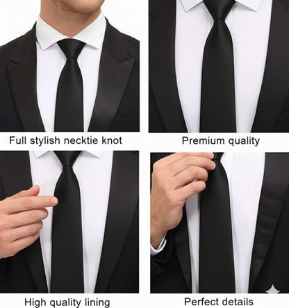 Charcoal Black Tie!