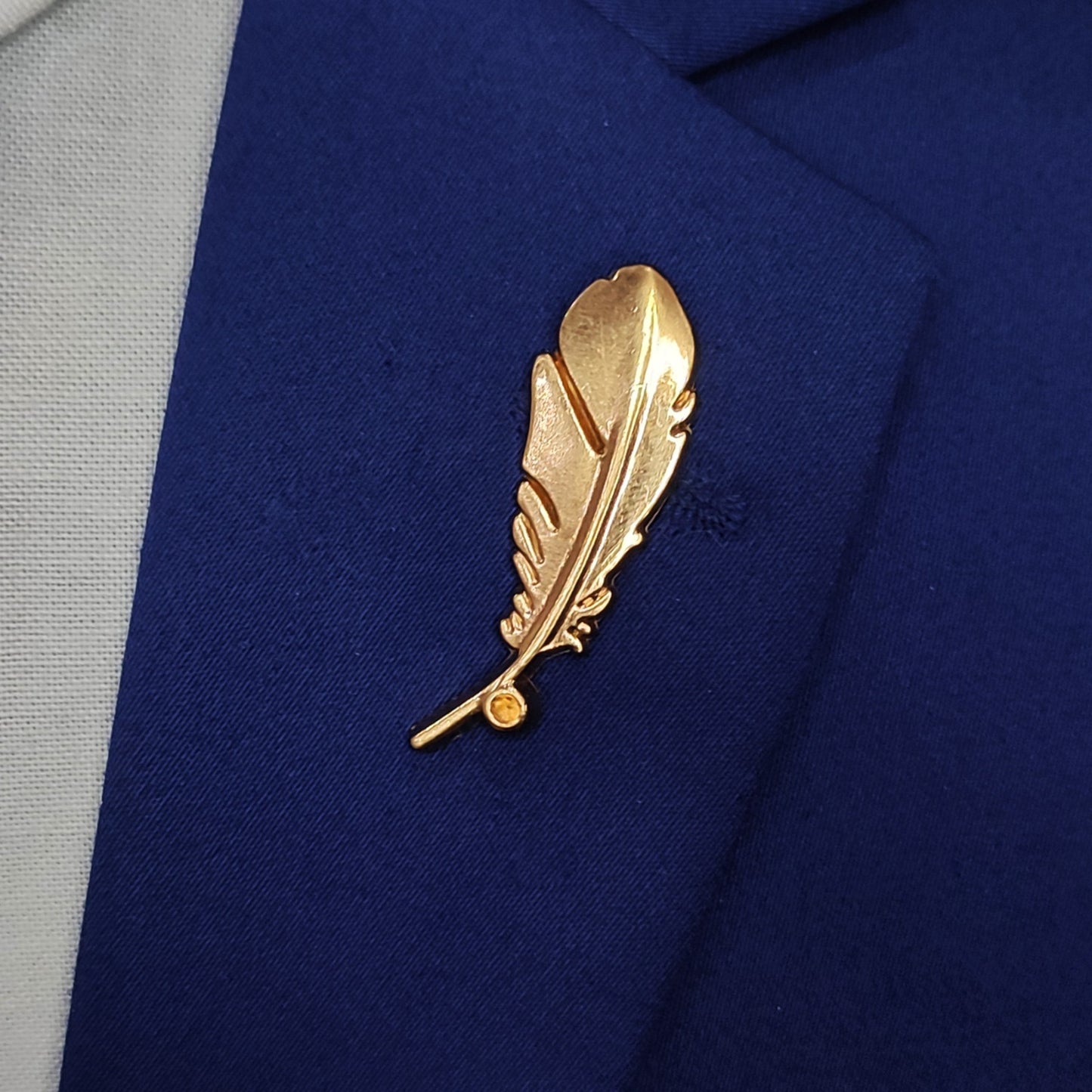 Golden Leaf lapel pin