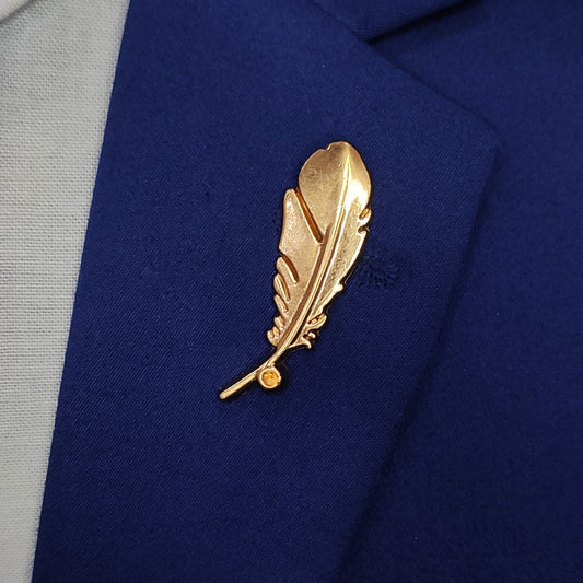 Golden Leaf lapel pin