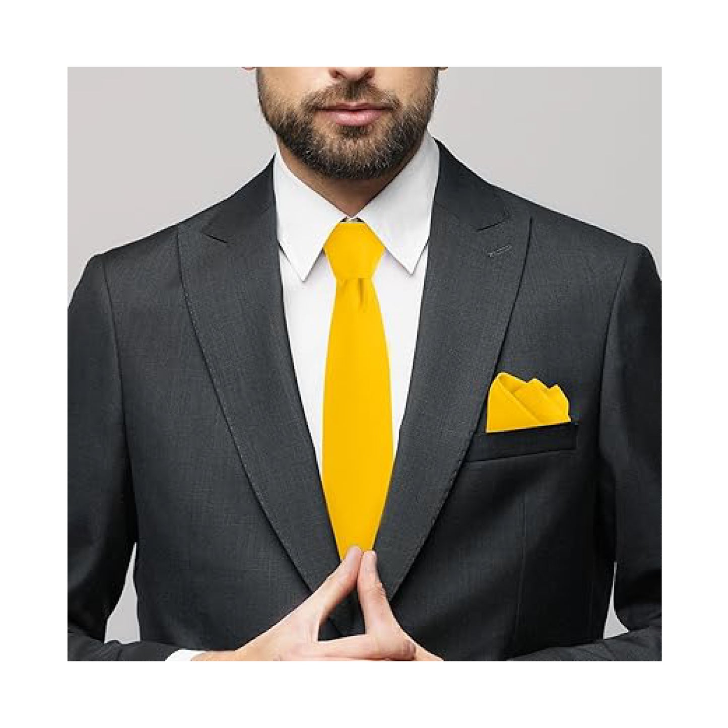 Royal Yellow Tie & Pocket Square Collection