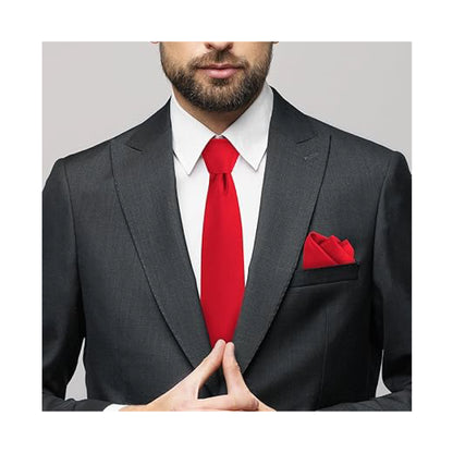 Red Tie & Pocket Square Collection