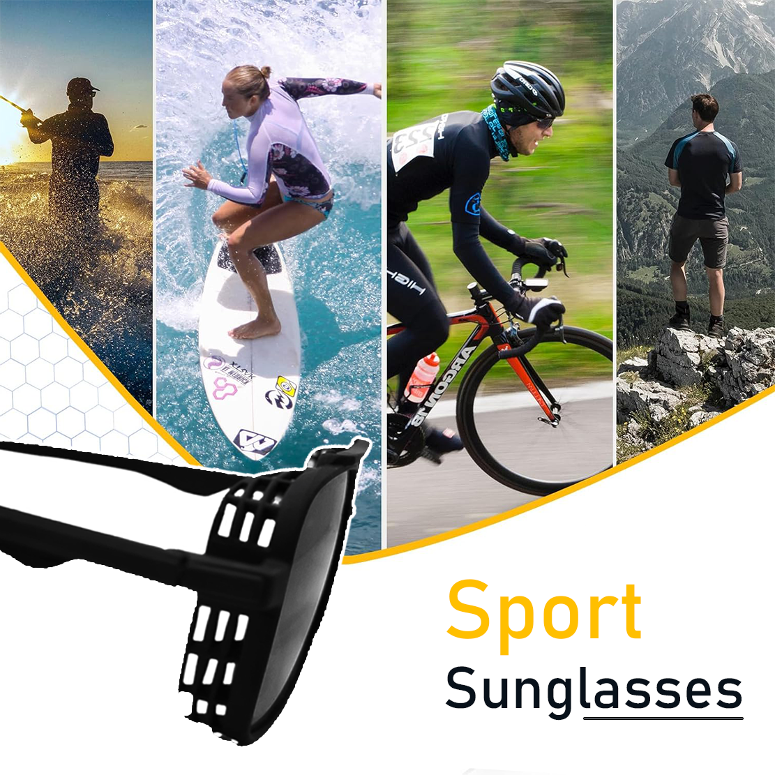 Durable Metal Frame Glasses - Rayban Green