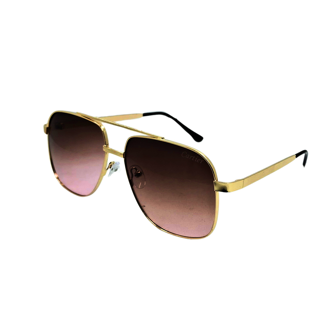 Durable Metal Frame Glasses - Purple Shades